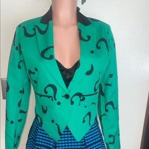 DC Comics Green Blazer with Black Accents